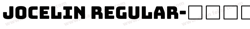 Jocelin Regular字体转换
